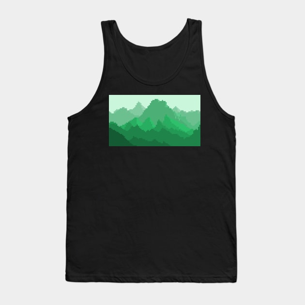 Forest Mountains Landscape Tank Top by christinegames